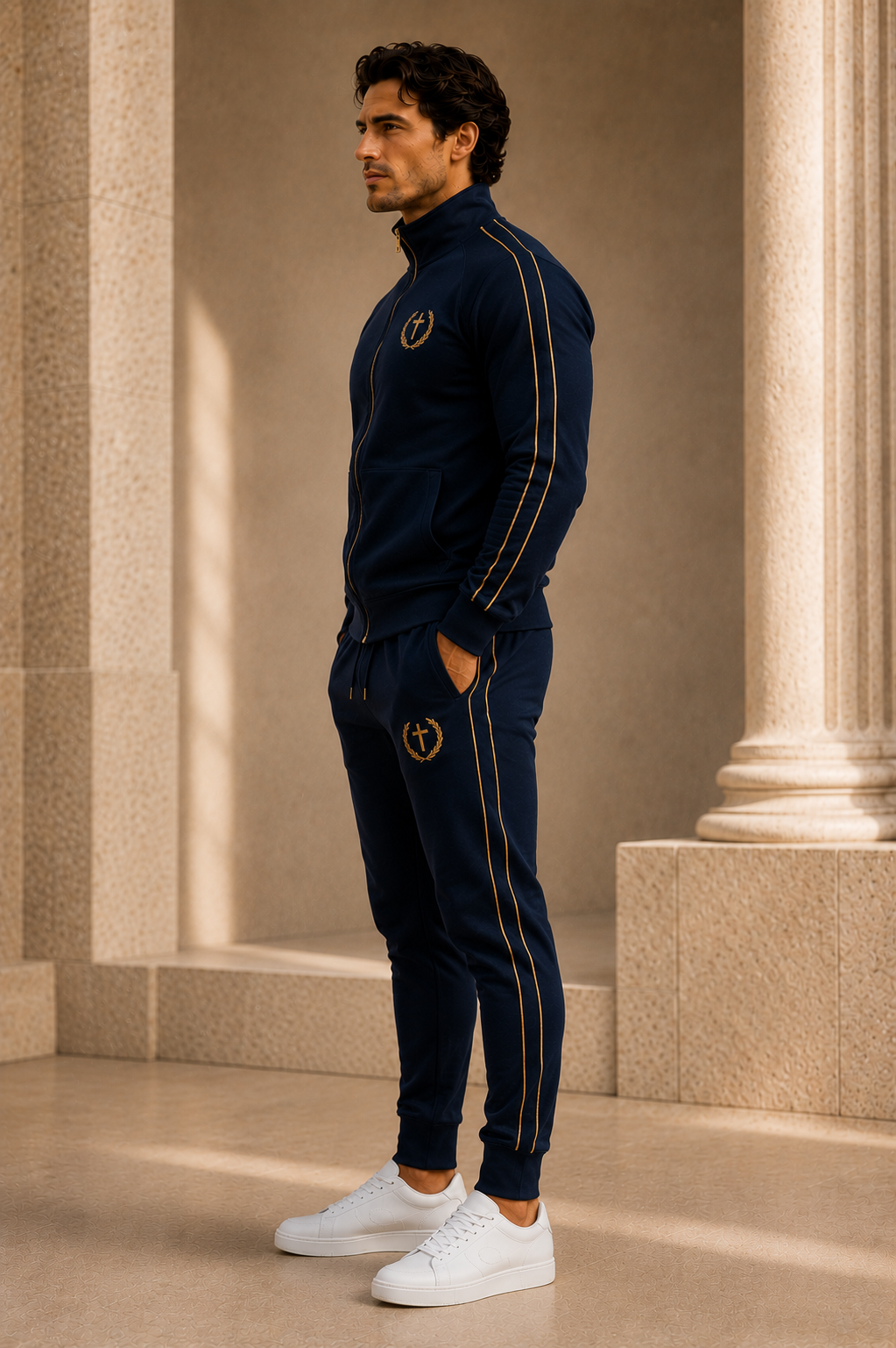 Heritage Tracksuit Navy / Gold