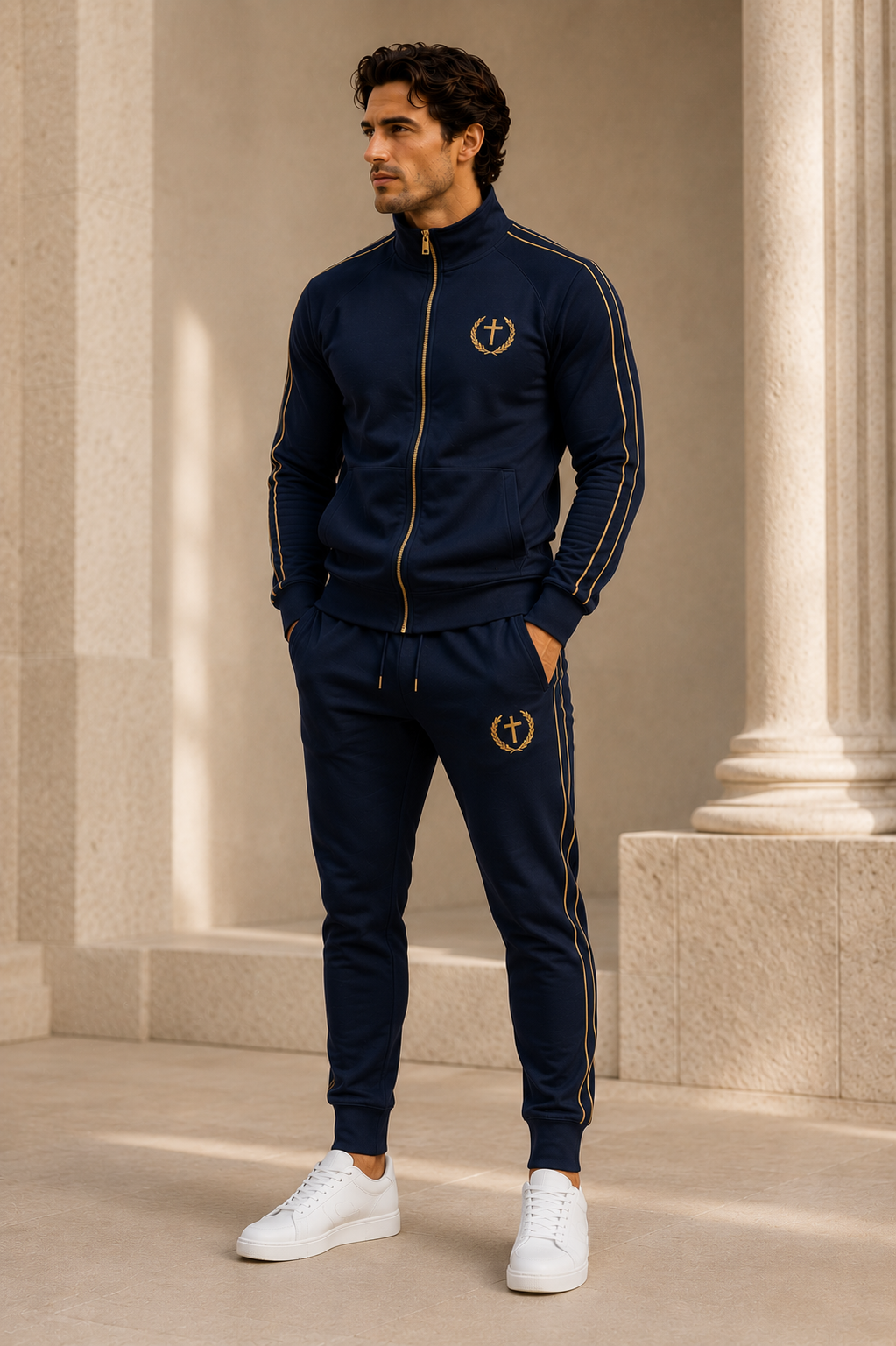 Heritage Tracksuit Navy / Gold