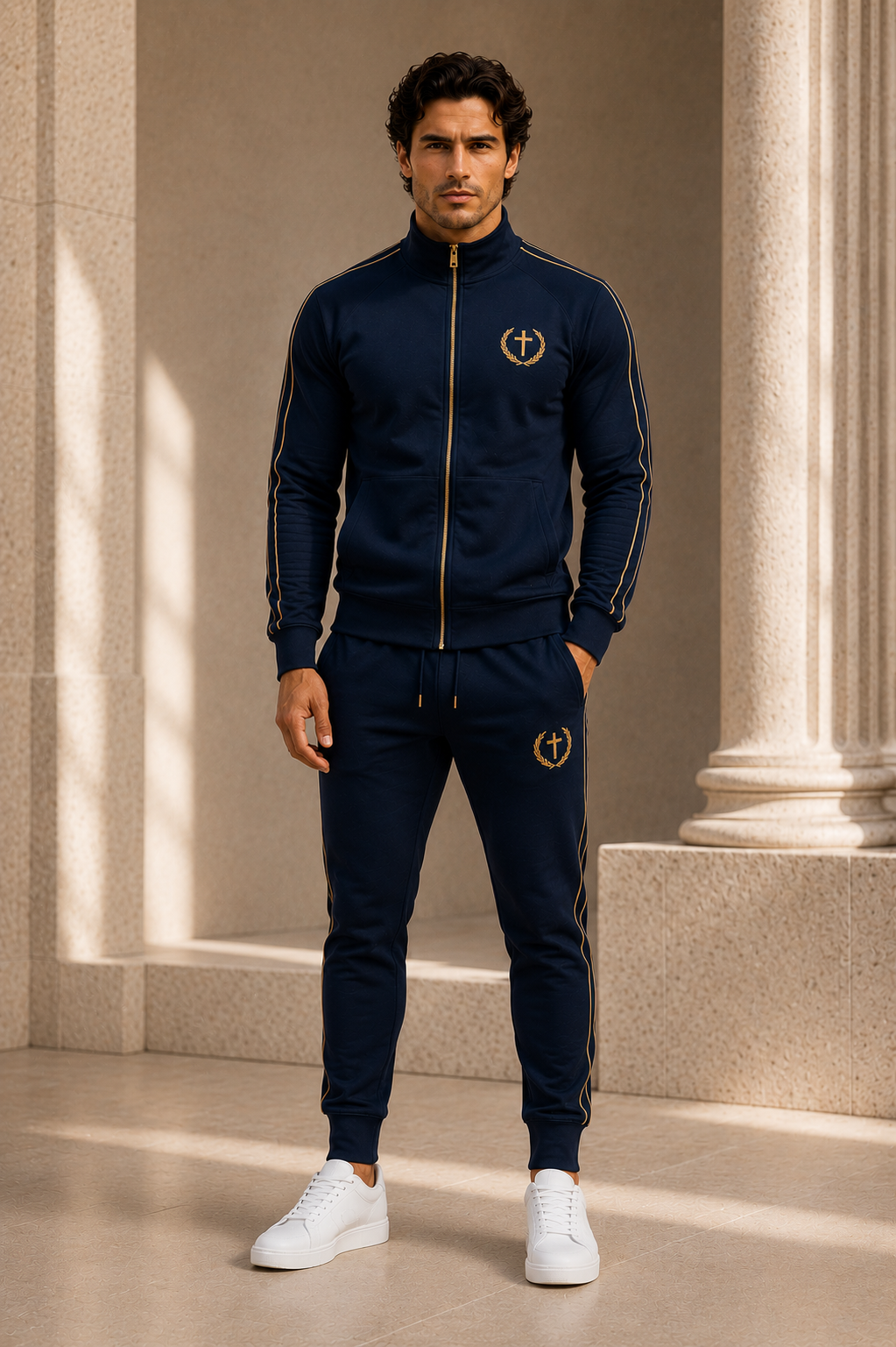 Heritage Tracksuit Navy / Gold